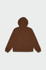 ハーフディフェレントフーディー / Half Different Hoodie, Light brown/Dark brown