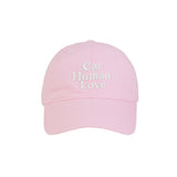 CAT HUMAN LOVE BALL CAP_PINK