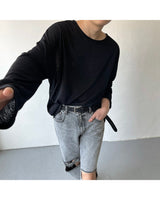 90'sシースルーペインティングルースTシャツ