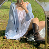 [調整可能ストラップ] カンカンスリーブレスドレス