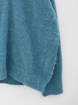 Vネックブラッシュアルパカニット/V-neck brush alpaca knit (2color)