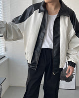 90's コーティングレザージャンパー / 90's Coating Leather Jumper (2 colors)