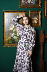 flower v neck blouse (6651912552566)