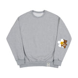 エルボーフラワーベアスマイルスウェットシャツ / Elbow Flower Bear Smile Sweatshirt