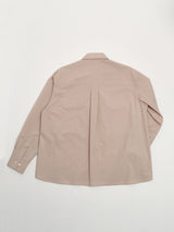 PLACKET DETAIL L/S SHIRT STONE BEIGE (6594029486198)