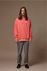 Pigment washed crewneck - Pink (4622121828470)