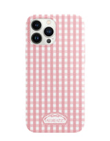 (GLOSSY HARD) SCHNEE LOGO phone case - Soft Pink (* Production takes 3-7 days)
