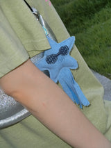 Blue Friends Keyring-star