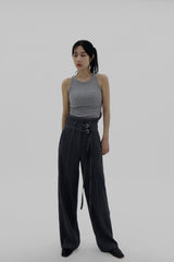 2ベルトワイドスラックス / Two Belt Wide Slacks (3color)