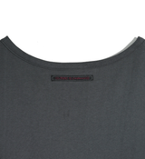 Charcoal/Red 1/4 Border Long (6629518147702)