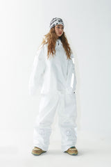 WDフューチャーリフレクティブトラックパンツ / BSR2223FWPT040 WD FUTURE REFLECTIVE TRACK PANTS WHITE