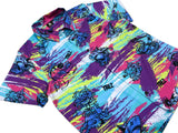 TZ SUMMER BEACH SHORT SLEEVE SHIRT - MULTI COLOR (6635115642998)