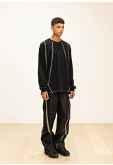 インシジョンチェーンロングスリーブTシャツ/INCISION CHAIN LONG SLEEVE