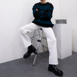 EVヘアーオーナメントストライプニット/EV Hair Ornament Striped Knitwear (3 colors)