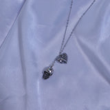 skull heart kitsch necklace