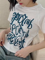 シャークTシャツ / Shark T-shirt (2color)