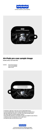 SPACE NIGHT STEEL BEAR-BLACK(AIR PODS PRO-HARD) (6602473635958)