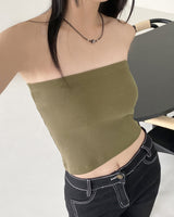 [MADE] Noti Color Basic Crop Tube Top