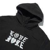 ラブアンドフェイクフーディー / Love & Fake Hoodie_Black