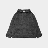 ASCLO Clover Brush Knit Hood Zip Up (4color)