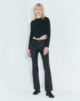 ピンタックジャージートップ / Pintuck Jersey Top _ Black