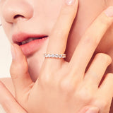 3.5MM プロング セッティング テニス リング / 3.5MM Prong Setting Tennis Ring (gold)