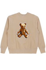 "ロックテディ" クルーネック / "Rock teddy" crew neck (2624799408246)
