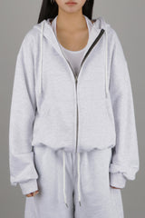 KEVIN OVER-FIT HOOD ZIP-UP