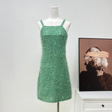 Green Surgical Sleeveless Dress