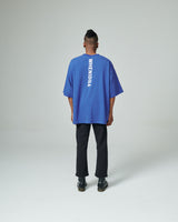 I Diff Logo Oversize T-shirts (Blue) (6555050115190)