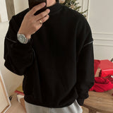 ASCLO ウォームステッチハイネックスウェットシャツ（4colors）