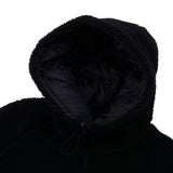 [UNISEX] EMT Bag Anorak Faux-Shearling Coat (Black) (6656025460854)