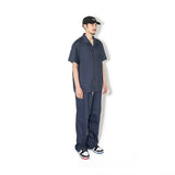 インディゴフェイクデニムパンツ/INDIGO FAKE DENIM WIDE PANTS