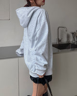 (UNISEX)パンクオーバーフィットフード