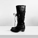 Cherot Ribbon Long Boots
