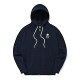 キルシーウィティーバニージップアップフーディー / WITTY BUNNY ZIP UP HOODIE [NAVY] (6671634104438)