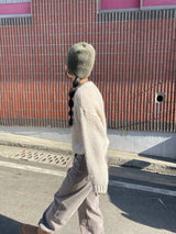 About balloon round knit 