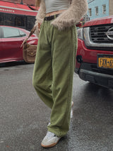 (UNISEX) ビビッドコーデュロイワイドパンツ