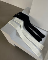 ribbed knitwear oversized socks leg warmer