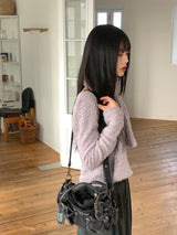 [Wool 20] Baffe Bubble Deep Unneck Knit Scarf Set