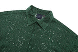 パンチングニットウェスタンシャツ / PUNCHING KNIT WESTERN SHIRT_GREEN