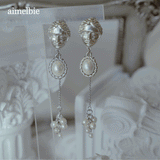 アフロディーテシリーズ - エレガントパールドロップスピアス / Aphrodite Series - Elegant Pearl Drops Piercing