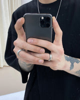 No.8795 cylinder silver RING (6570267574390)