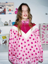 0 3 heart velvet zip-up top - PINK (6672201842806)