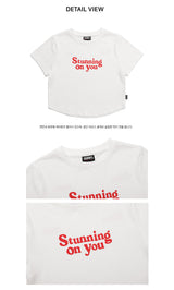 スタニング クロップ T / CHARMS STUNNING CROP T WH
