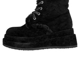 [MADE] Winter Angel Fur Boots (Dark Black)