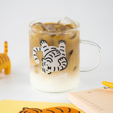 WHITE TIGER GLASS MUG SMALL (4647261634678)