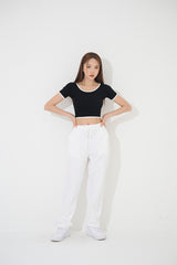 BクロップTシャツ/B Crop TEE(9245)