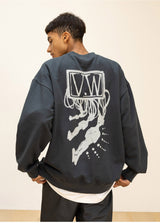 DWMUオーバーサイズスウェットシャツ/DWMU OVERSIZED SWEAT SHIRTS