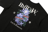 フラワーリボンTシャツ / FLOWER RIBBON TEE_BLACK